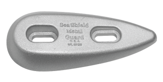 Bolt on Anodes TD-L-ALU Tear Drop Slotted Aluminum