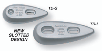Bolt on Anodes TD-S-ALU Tear Drop Slotted Aluminum