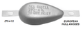 Weld on Anodes ZTS-4-1/2 Zinc